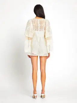 ALICE MCCALL CREME MOONSTRUCK MINI DRESS - SIZE 12 AU/8 US (RRP $395) for rent on The Volte - image 4