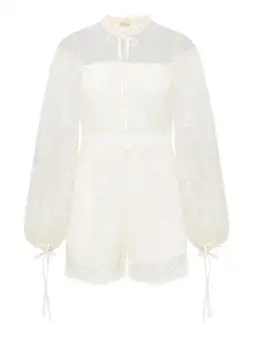 ALICE MCCALL CREME MOONSTRUCK PLAYSUIT - SIZE 10 AU/6 US (RRP $395) for rent on The Volte - image 5