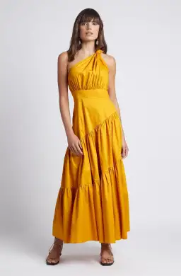 Sheike Harmony Dress Yellow Size 8