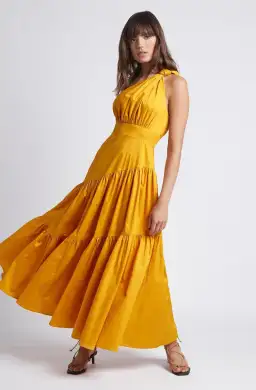 Sheike Harmony Dress Yellow Size 8