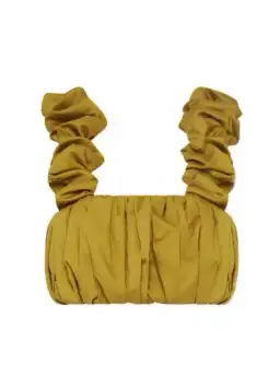 Aje Medina Cropped Top and Casabianca Tiered Skirt Set Yellow Size 8 for rent on The Volte - image 5