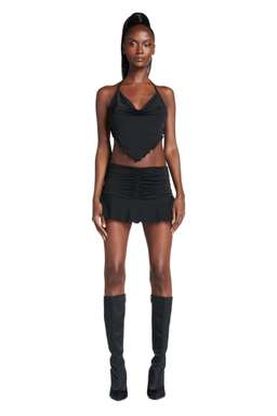 I. AM. GIA Circe Crop Top & Skirt Set Black Size Small  for rent on The Volte - image 2