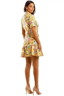 Zimmerman Poppy Belted Mini Dress Print size 1