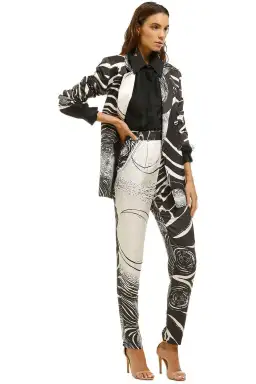 Aje Starry Night Jacket and Pants Set Print Size 8 and 6 