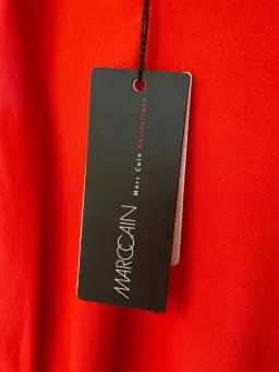 Marc Cain Orange Dress Size 12 for rent on The Volte - image 2