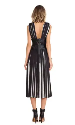 Shakuhachi Pleats Please Maxi Dress Black Size 10 