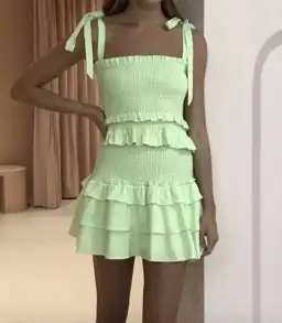 Issy Mirage Set in Key Lime Size 8 for rent on The Volte - image 1