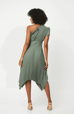 Mossman Lady Like Dress Green Size 12