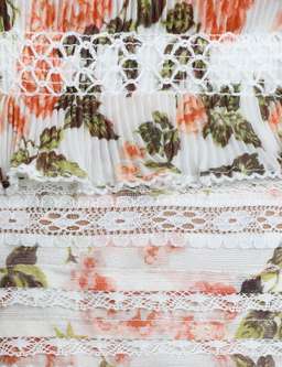 ZIMMERMANN FLORAL RADIATE SMOCKED MINI DRESS - SIZE 1 (RRP $1750)