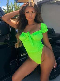 I. AM. GIA Naomi Top  Fluro Green Size 6 for rent on The Volte - image 1