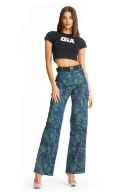 I.AM.GIA Sinead Pants Green Tiger Size S / AU 8 for rent on The Volte - image 4