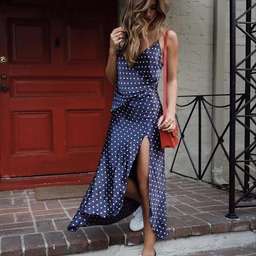 Bec and Bridge Bonjour dress navy spot size 10