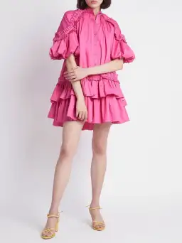 Aje Heritage Mini Dress Pink Size 8