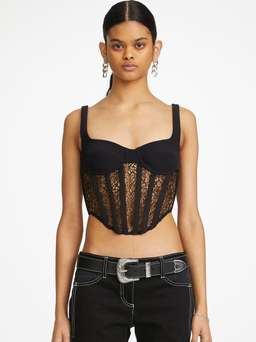 Dion Lee Contour Combo Corset black size 8 for rent on The Volte - image 1