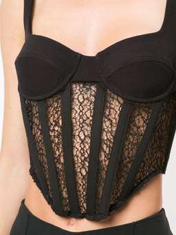 Dion Lee Contour Combo Corset black size 8 for rent on The Volte - image 3