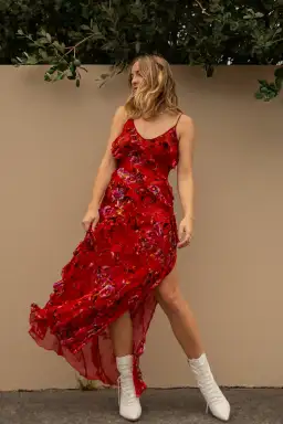 Rat and Boa Maribou Dress Print Size XS