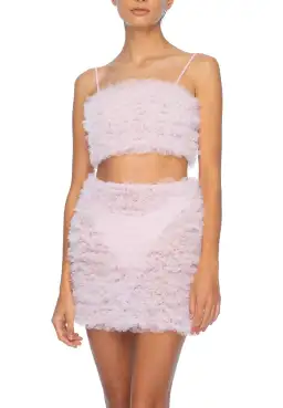 Dyspnea Riff Raff Crop Top Pink Size 6 