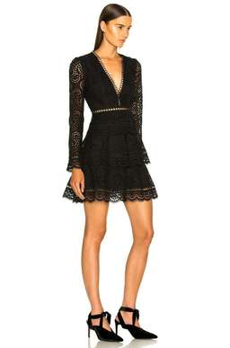 ZIMMERMAN BLACK LACE DRESS