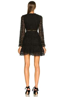 ZIMMERMAN BLACK LACE DRESS