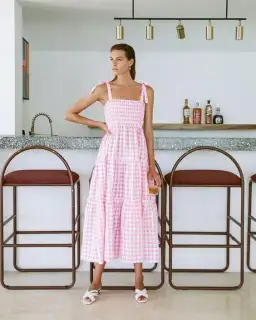 Steele Lyla Pink Dress size M for rent on The Volte - image 2