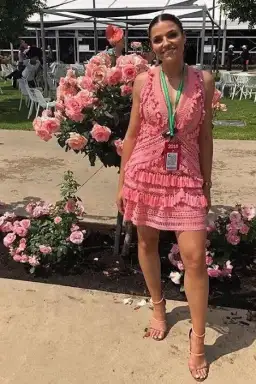 Thurley Foxtrot Dress Pink Size 10