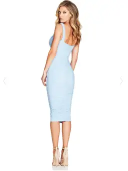 Nookie Poison Dress Blue Size 6