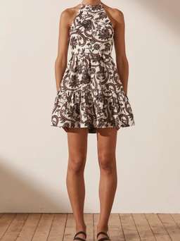 Shona Joy Daliah Tiered Mini Dress Size 10 for rent on The Volte - image 1