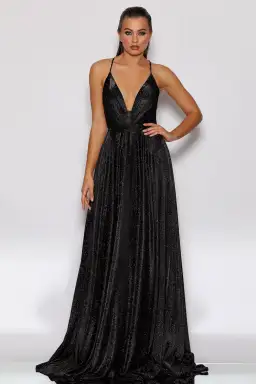 Jadore JX2106 Gown Black Size 6 for rent on The Volte - image 1