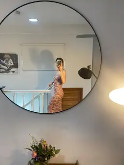 Ruby Cherry Mesh Tube Dress