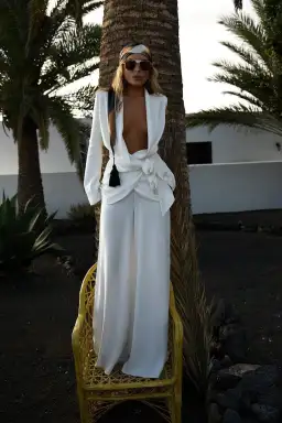 Rat & Boa Marlowe Blazer White Size 8