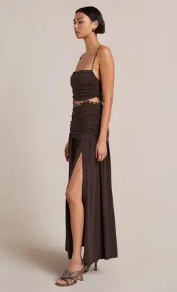 Bec & Bridge Joelene Maxi Dress Brown Size 6