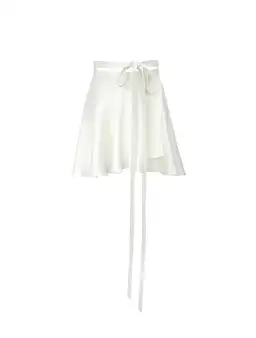 Orseund Iris Drop Shoulder Blouse and Ballerina Wrap Skirt Set White Size 8 