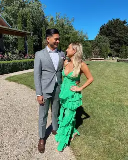 Barcelona Green Maxi Dress Size 6 