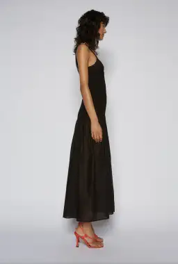 Scanlan Theodore Black Cotton Bralette Dress Size 8 for rent on The Volte - image 3