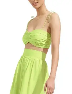 Steele Austin Skirt & Cameron Bustier Set Green Size 8