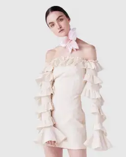 Atoir Without Me Dress Cream Size 8