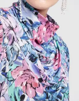 Rebecca Valance La Violette Mini Dress Print Size 8