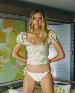 With jean coupe top size S  for rent on The Volte - image 1