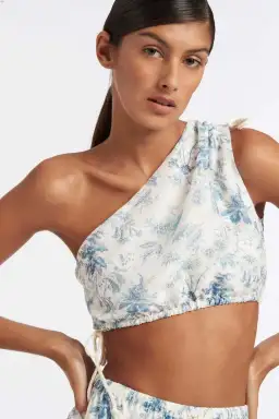 Sir The Label Clementine One Shoulder Print Size 10