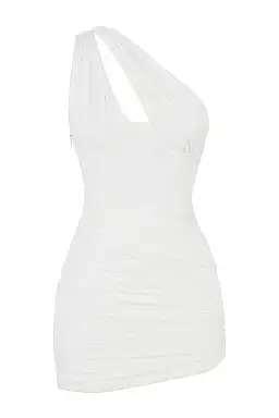 House of CB Clementine Cut Out Mini Dress White Size Small / Au 8 for rent on The Volte - image 4