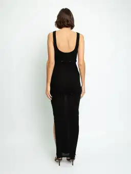 christopher esber deconstructed tank dress in black for rent on The Volte - image 3