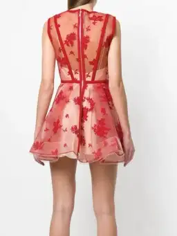 Alex Perry Codie Crinoline Dress Red Size 10 for rent on The Volte - image 2