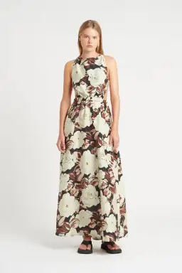 Sir the Label Vivienne Maxi Dress Print Size 2 / AU 10