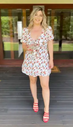 New Romantics Floral Mini Dress Size 10