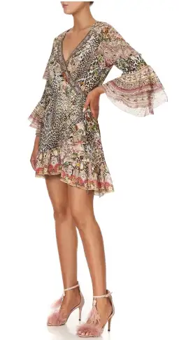 Camilla Anarchy at Annabels Short Wrap Dress Print 
