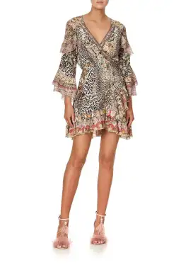 Camilla Anarchy at Annabels Short Wrap Dress Print 