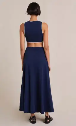 Bec & Bridge Enzo Knit Top & Skirt Set Blue Size 6 for rent on The Volte - image 3