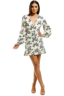 Talulah Blue Belle Mini Dress Print Size 8 for rent on The Volte - image 1