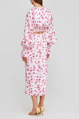 Significant Other Penny Skirt and Coco Top Set in Rose Petal Print Size 6 for rent on The Volte - image 3