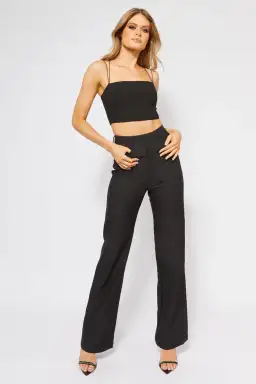 Bianca and Bridgett Cartia Crop and Pants Black Size 8 for rent on The Volte - image 7